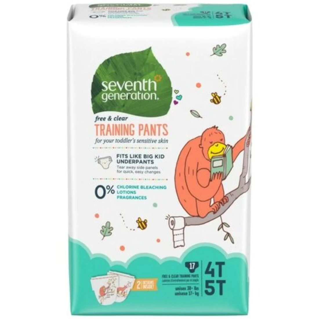 Seventh Generation Disposable Training Pants , Fit like big kid underpants, High capacity absorbent core, Clearance 35% Off, Final Sale - Image 4