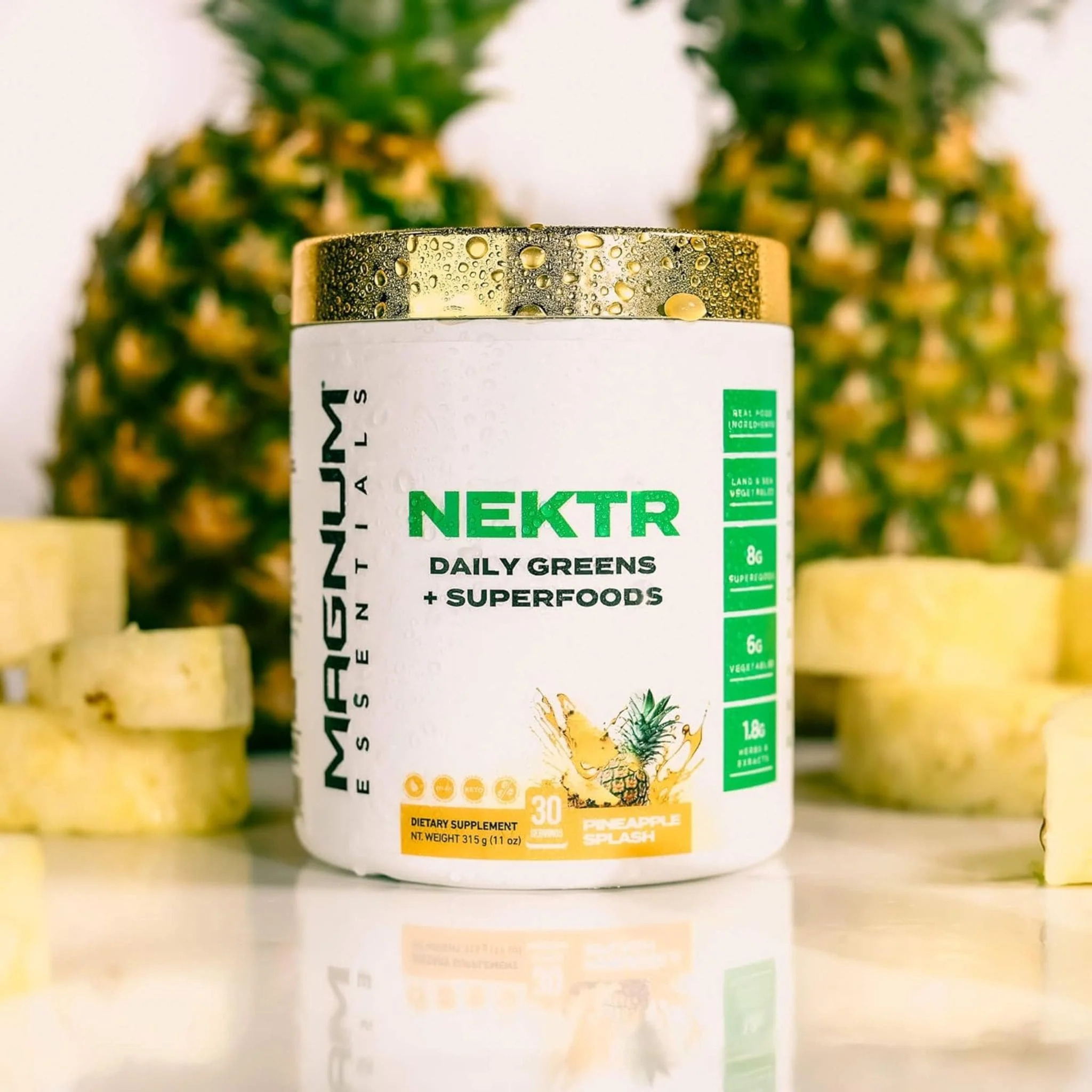 Magnum Essentials NEKTR Daily Greens and Superfoods Powder, 315g - Image 6