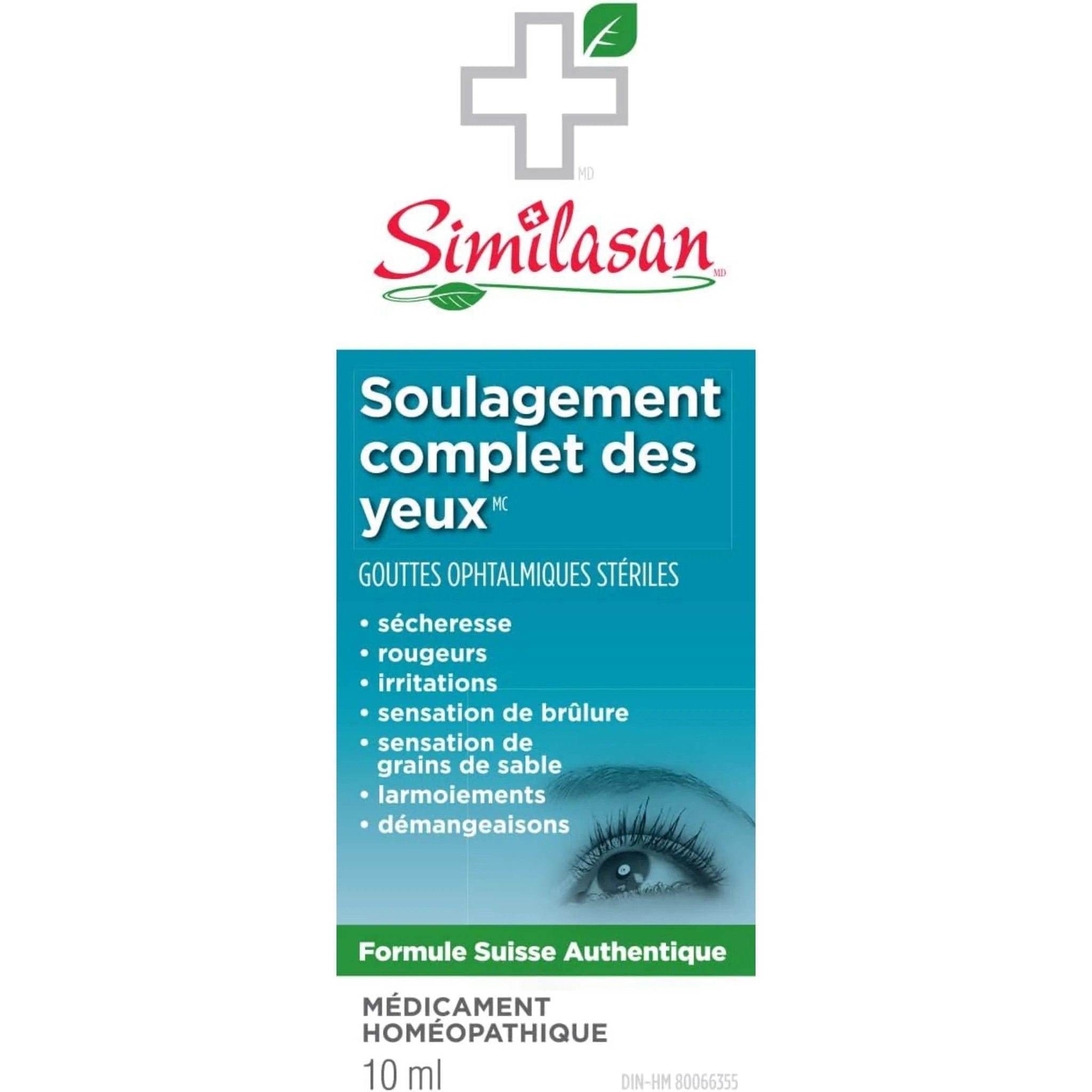 Similasan Complete Eye Relief Liquid Drops, Natural, Homeopathic Multi-Symptom Relief for Dryness, Redness, and Irritation, 10ml - Image 3