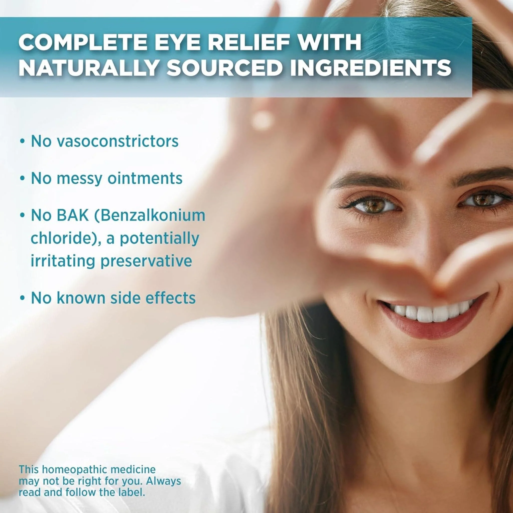 Similasan Complete Eye Relief Liquid Drops, Natural, Homeopathic Multi-Symptom Relief for Dryness, Redness, and Irritation, 10ml - Image 6