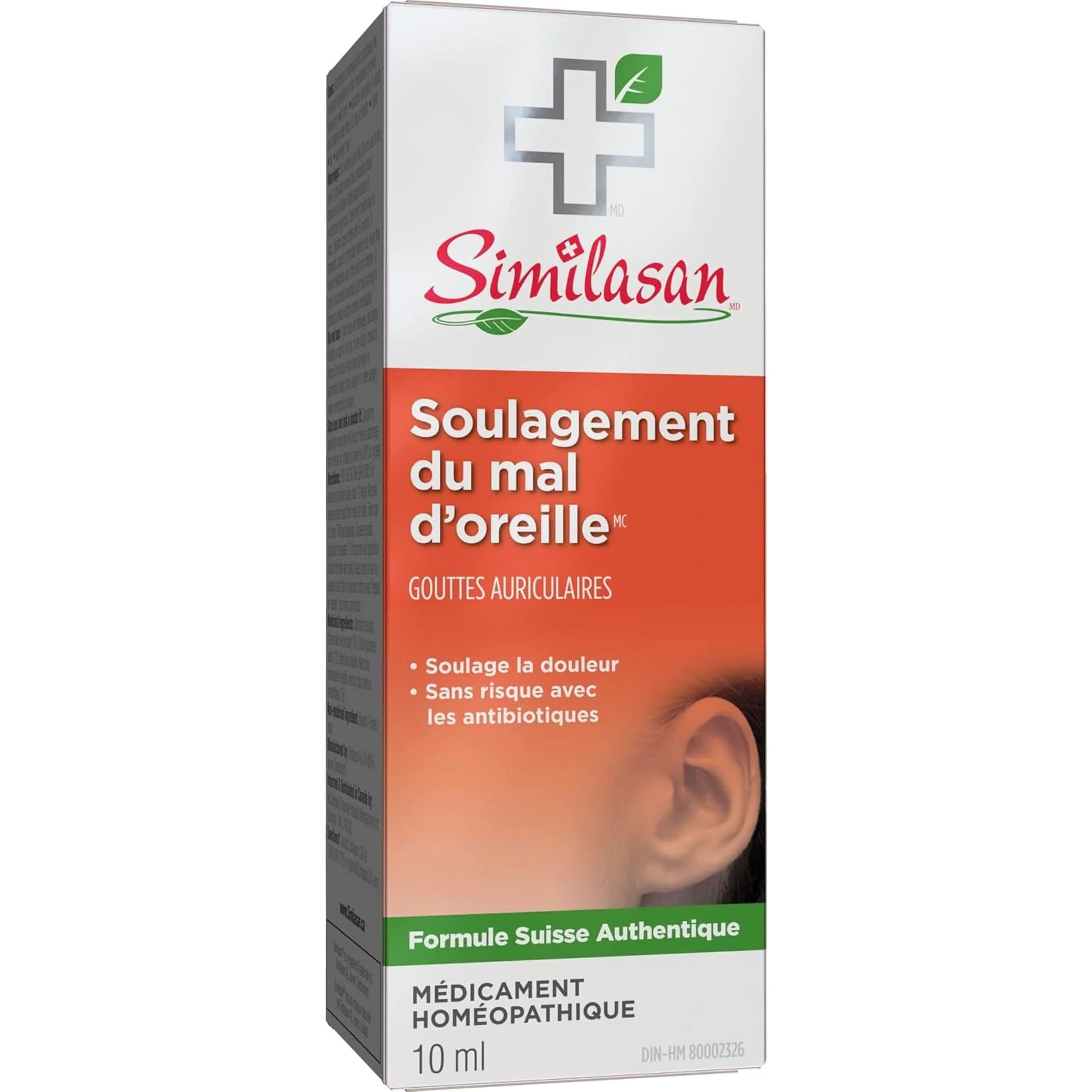 Similasan Earache Relief Liquid Ear Drops, Natural Homeopathic Remedy for Ear Pain Relief Caused by Drafts, Colds, Flu, or Swimmer's Ear, 10ml - Image 2