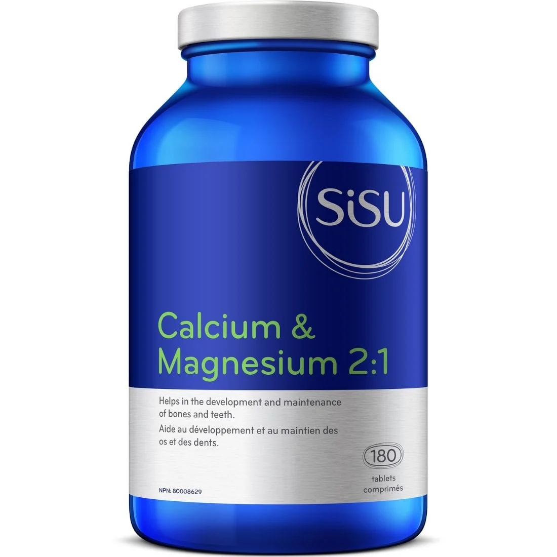 SISU Calcium & Magnesium 2:1 with D2, 180 Tablets - Image 2