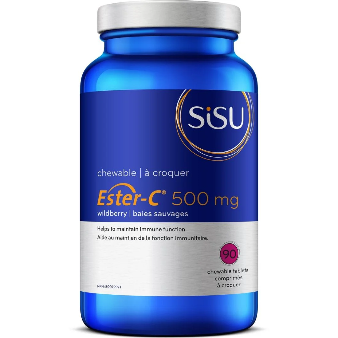 SISU Ester-C 500mg Chewable Vitamin C 500mg, Delicious Flavours, 90 Chewable Tablets - Image 3