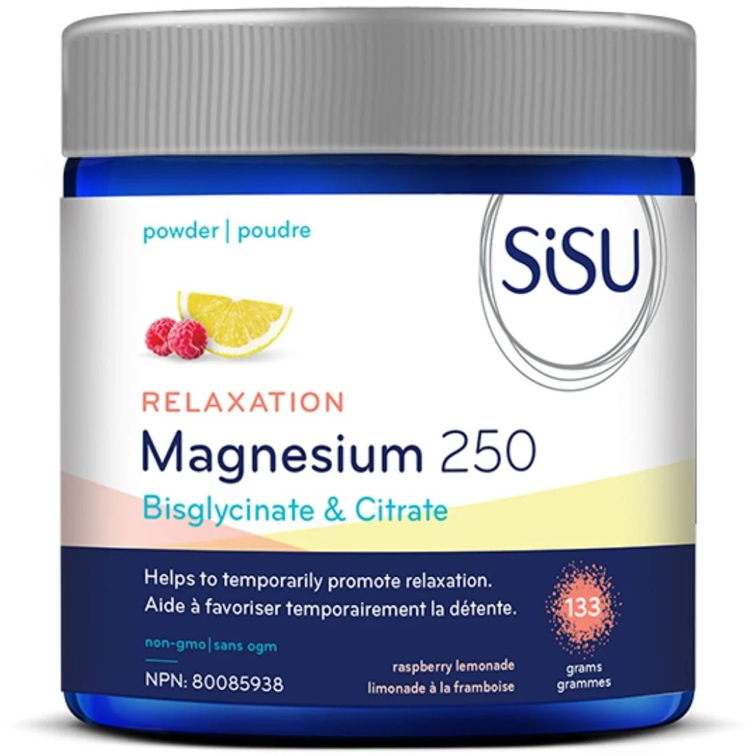 SISU Magnesium Powder 250mg Relaxation Blend (bisglycinate and citrate) with Theanine and GABA - Image 3
