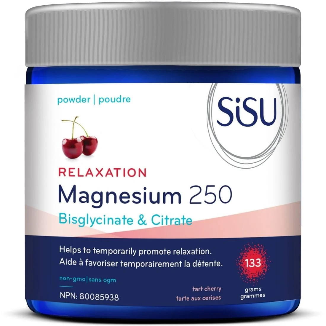 SISU Magnesium Powder 250mg Relaxation Blend (bisglycinate and citrate) with Theanine and GABA - Image 7