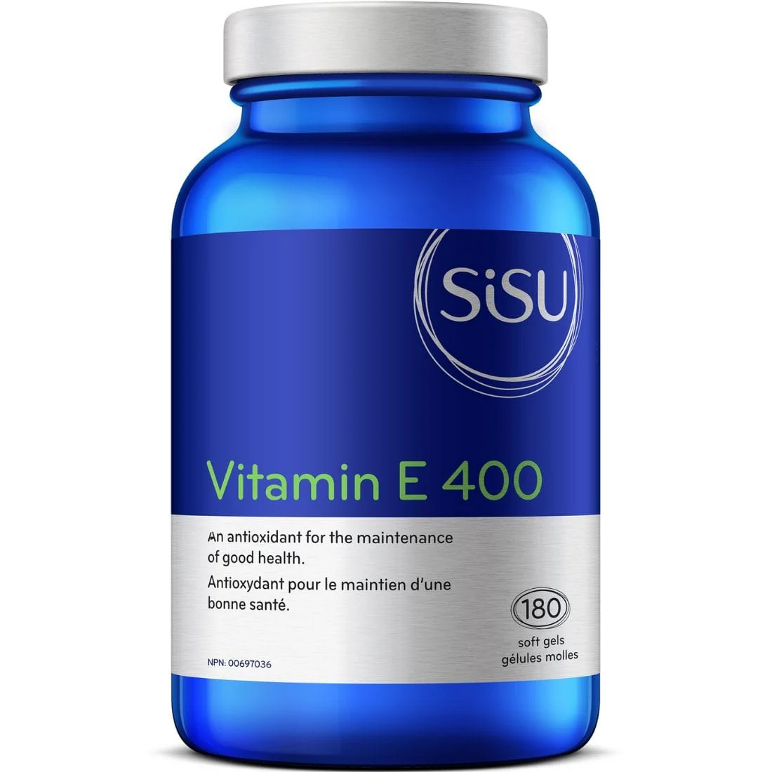SISU Vitamin E 400IU Softgels, 180 Softgels