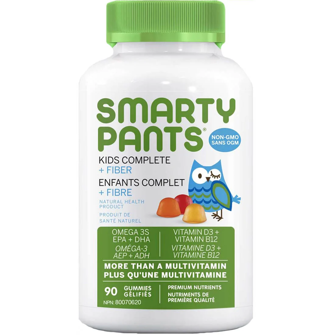 SmartyPants Kids Formula Plus Fiber Gummy Multivitamins, Non-GMO - Image 2