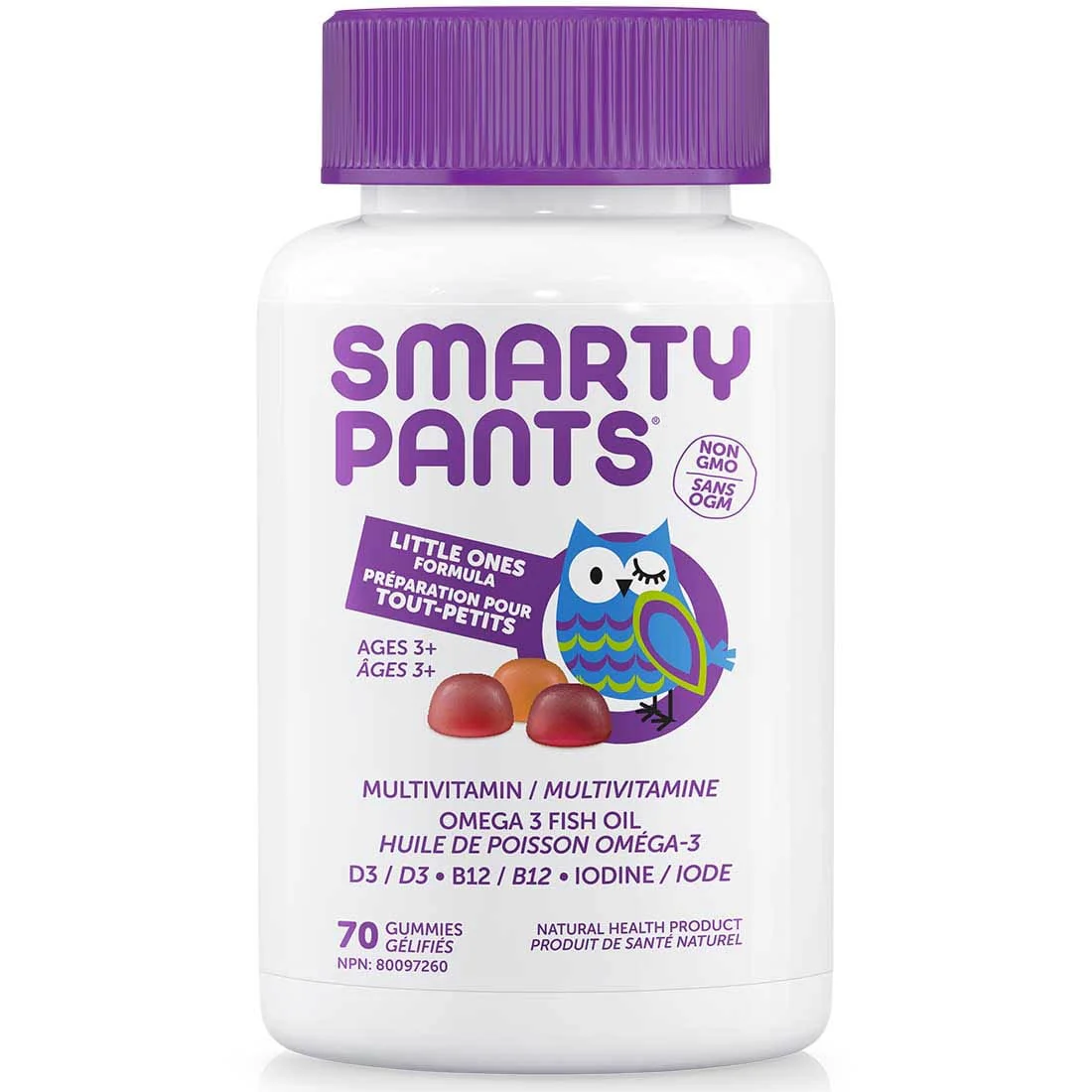 SmartyPants Little Ones Formula Toddler Multivitamin Gummies - Image 2
