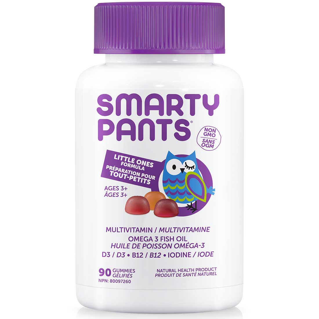 SmartyPants Little Ones Formula Toddler Multivitamin Gummies - Image 3