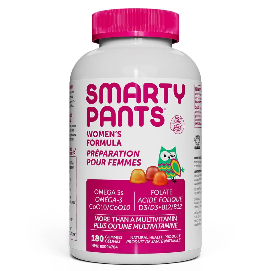 SmartyPants Womens Formula Gummy Multivitamins with Folate, CoQ10, B12 and Omega 3 - Image 2