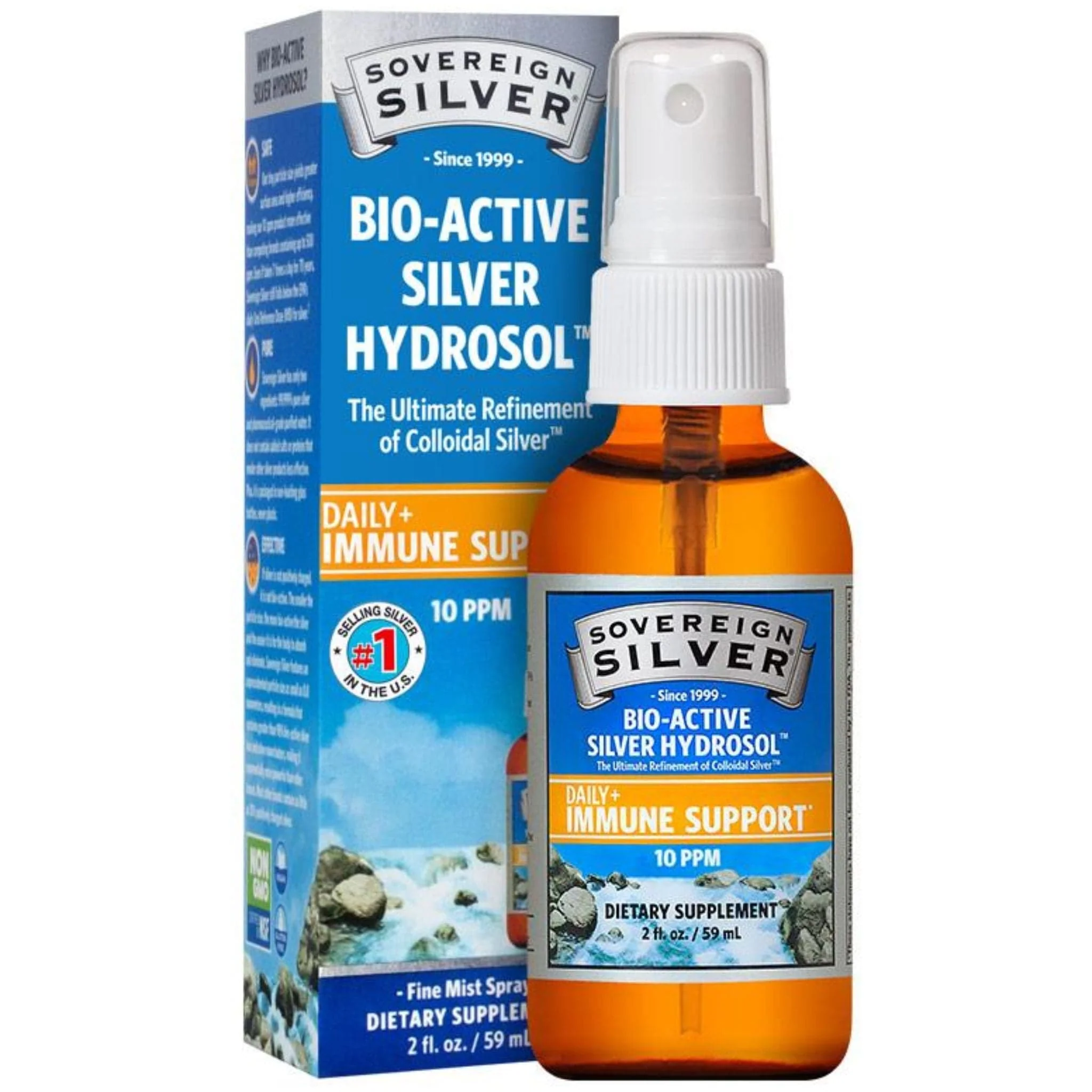 Sovereign Silver Colloidal Fine Mist Throat Spray, 29ml
