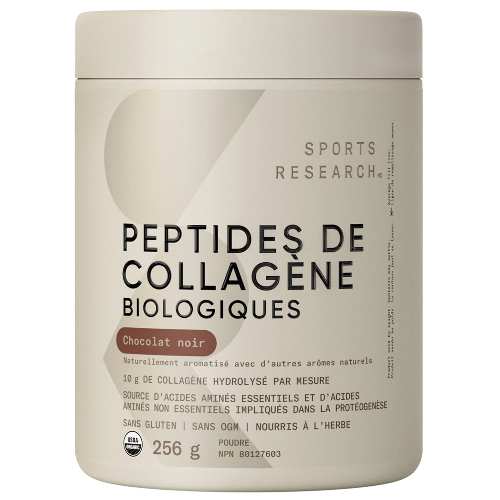Sports Research Organic Collagen Peptides Powder, 11g of Hydrolyzed Collagen, 227g-256g - Image 4