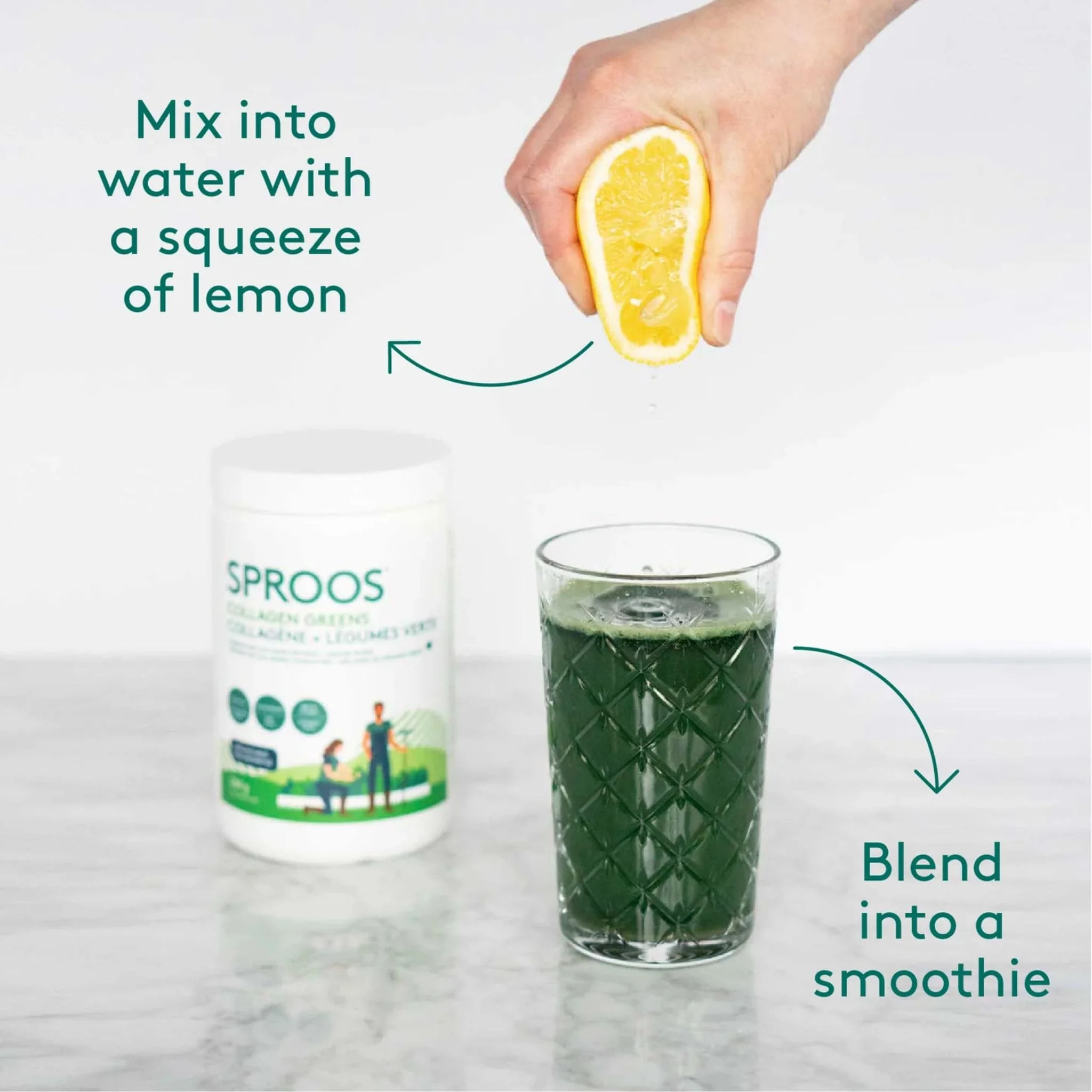 Sproos Collagen Greens, 264g - Image 5