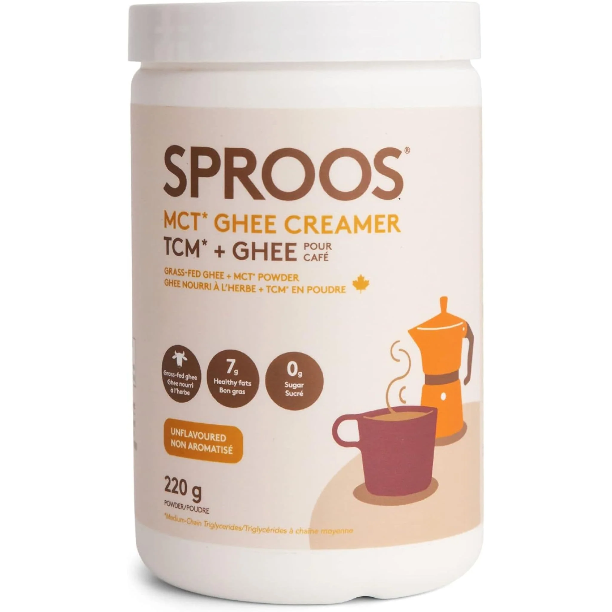 Sproos Ghee MCT Creamer, 220g