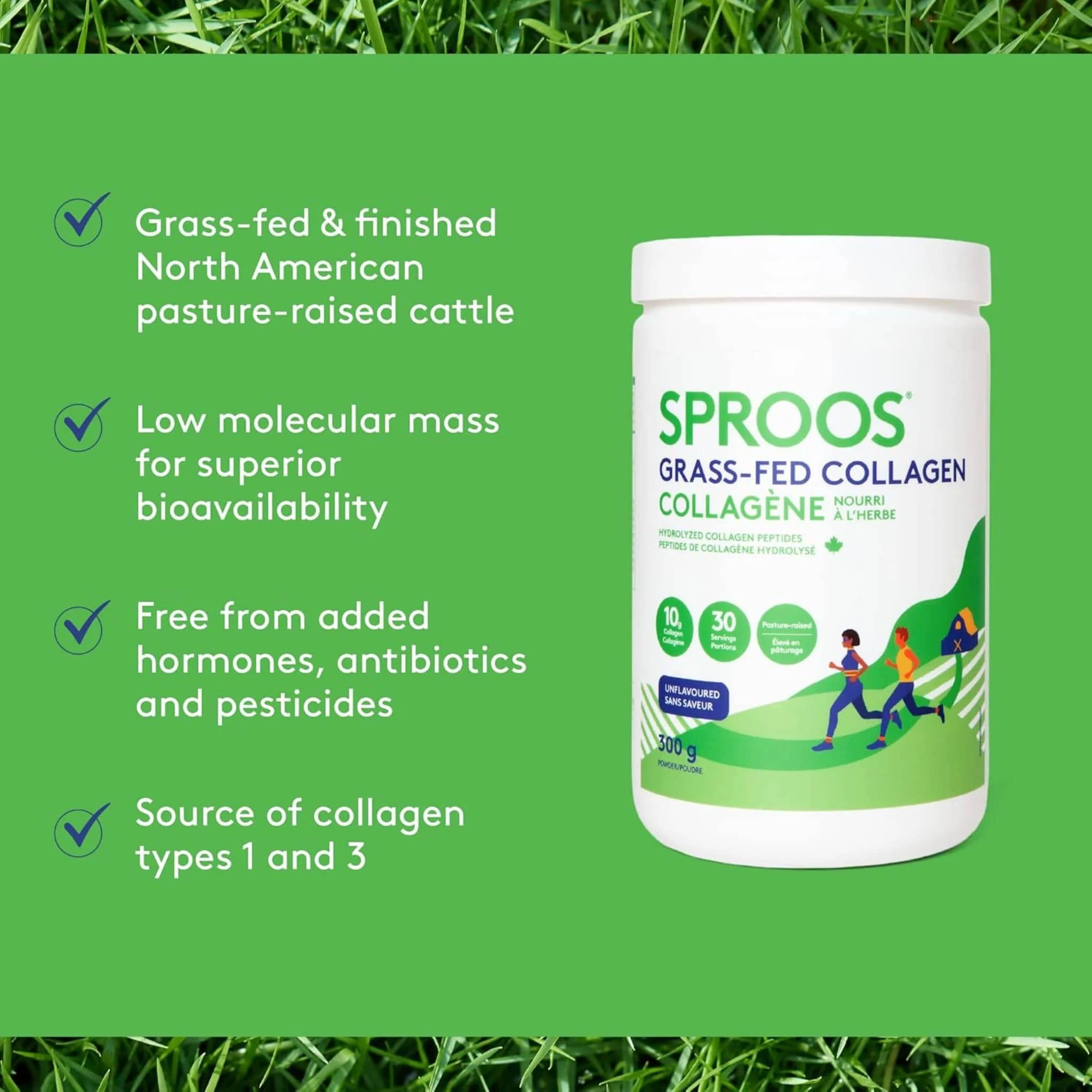 Sproos Grass-Fed Collagen, Hydrolyzed Collagen Peptides - Image 9