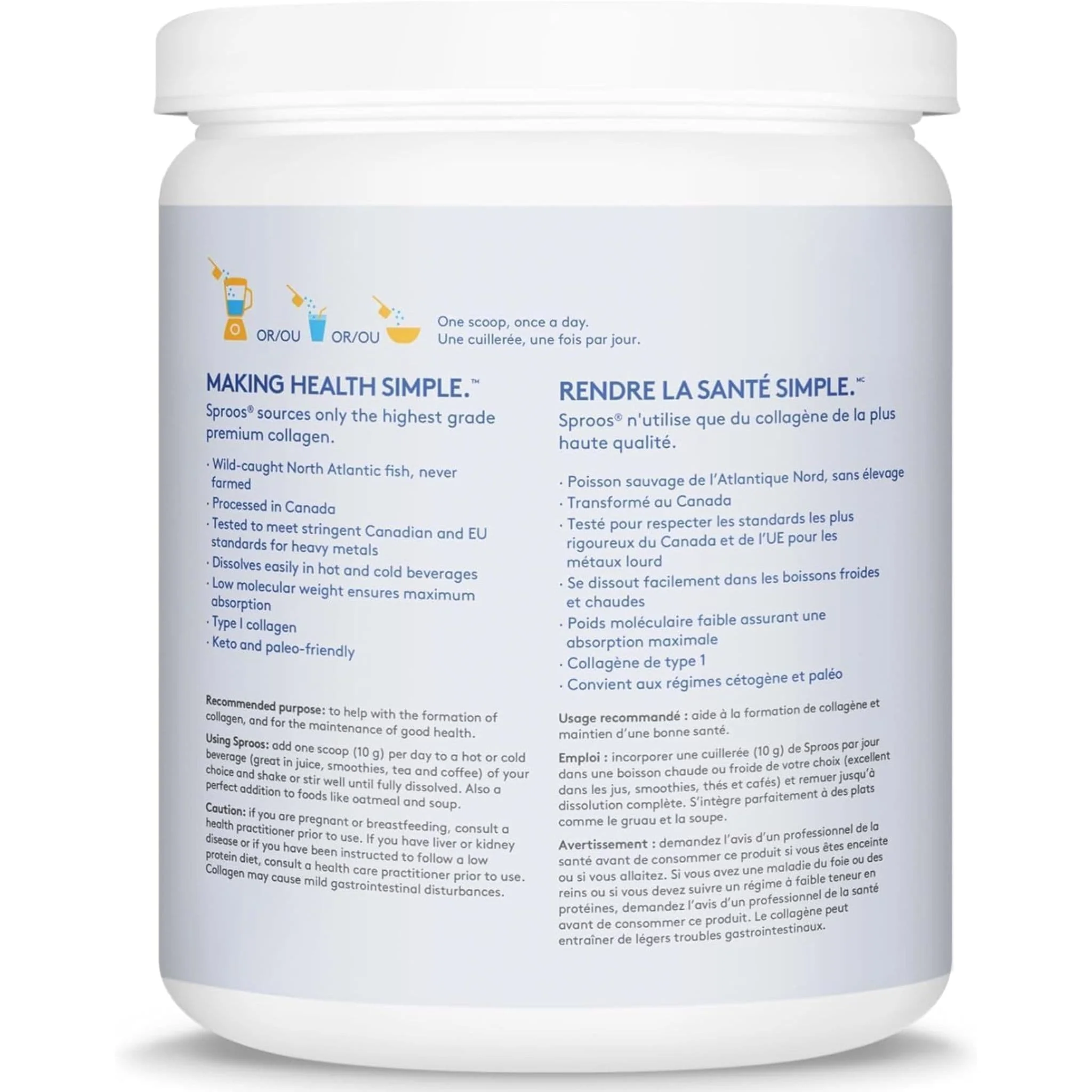 Sproos Marine Collagen, Hydrolyzed Collagen Peptides - Image 2