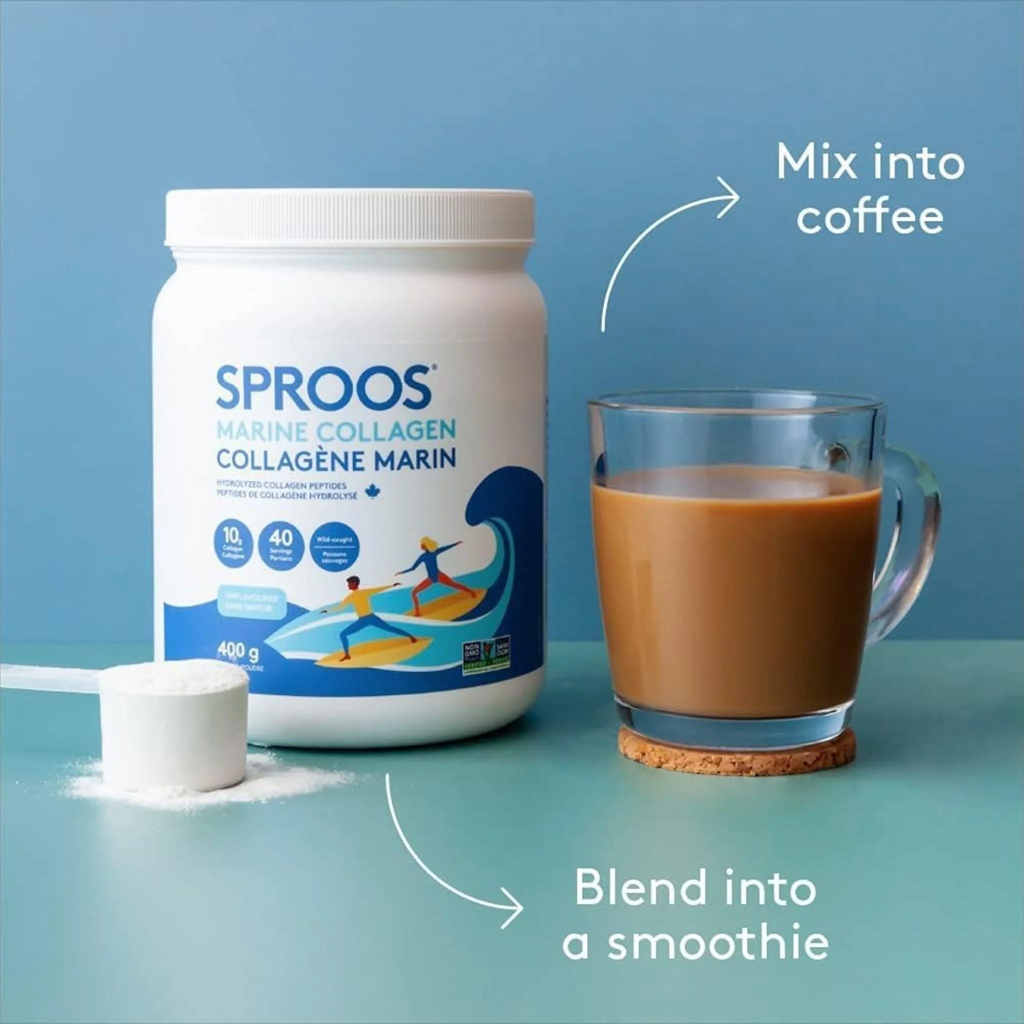 Sproos Marine Collagen, Hydrolyzed Collagen Peptides - Image 6