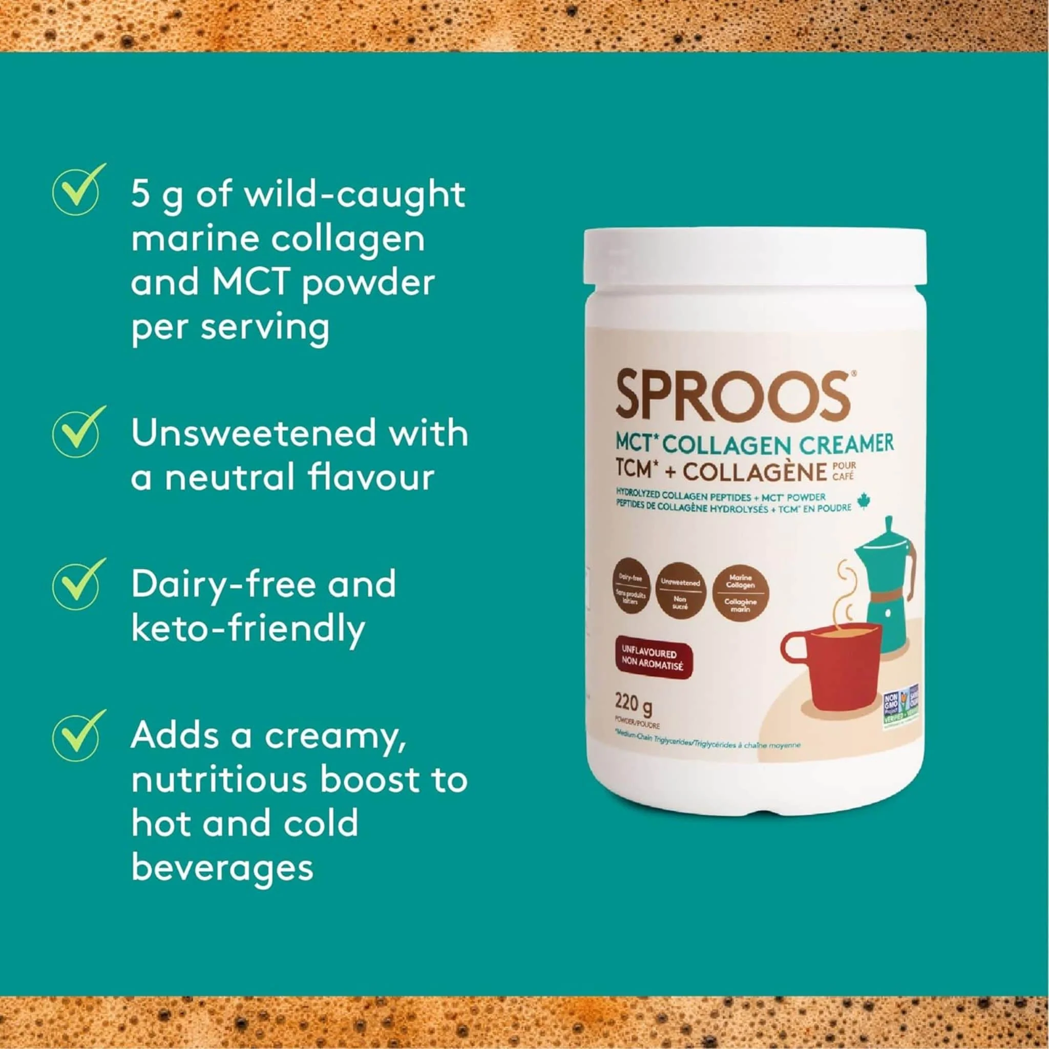 Sproos MCT Collagen Creamer - Image 3
