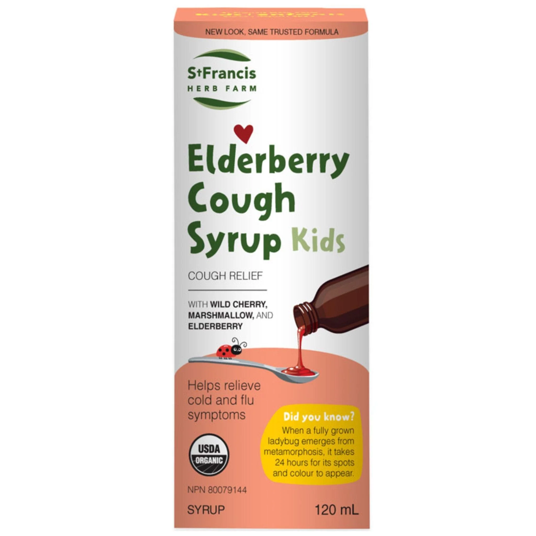St. Francis Elderberry Cough Syrup (For Kids), 120ml