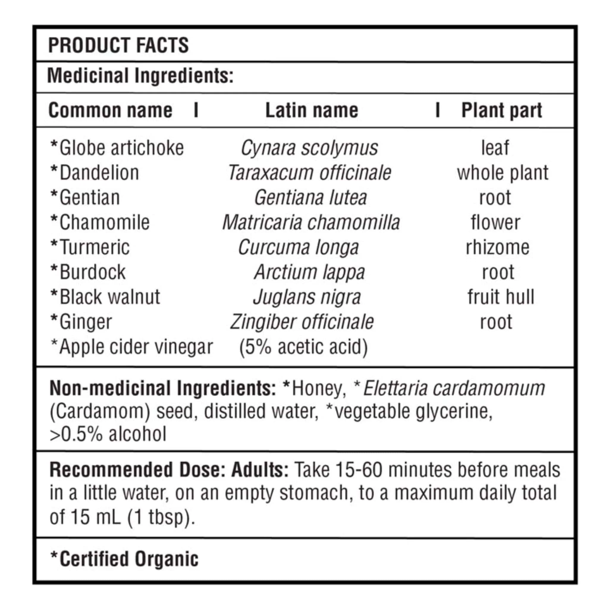 St. Francis Canadian Bitters Plus Apple Cider Vinegar, De-alcoholized formula, 250ml - Image 3