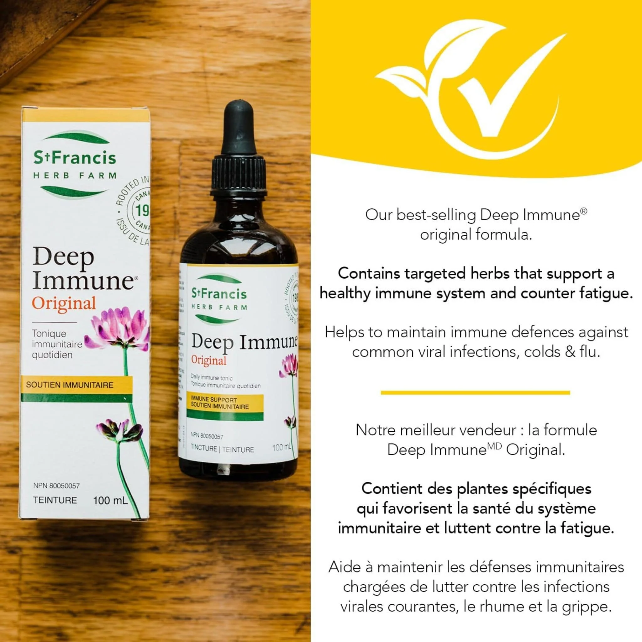 St. Francis Deep Immune Original, Antiviral Immune and Stress Tonic Liquid - Image 6