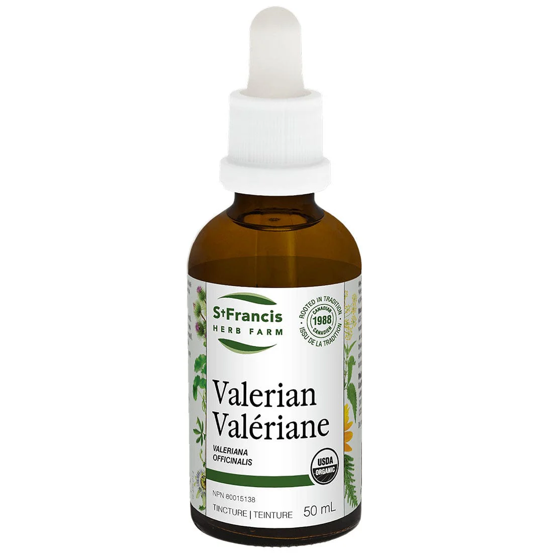 St. Francis Valerian Liquid, Supports Individuals with Insomnia, Anxiety, Restlessness and Sleeping Disorders