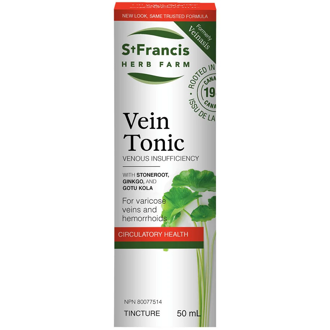St. Francis Vein Tonic Liquid, For Varicose Veins, Chronic Venous Insufficiency and Overall Vein Health
