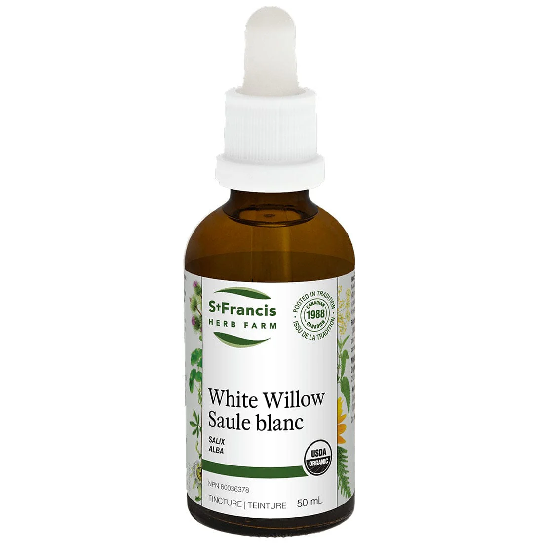 St. Francis White Willow Liquid Tincture - Image 2