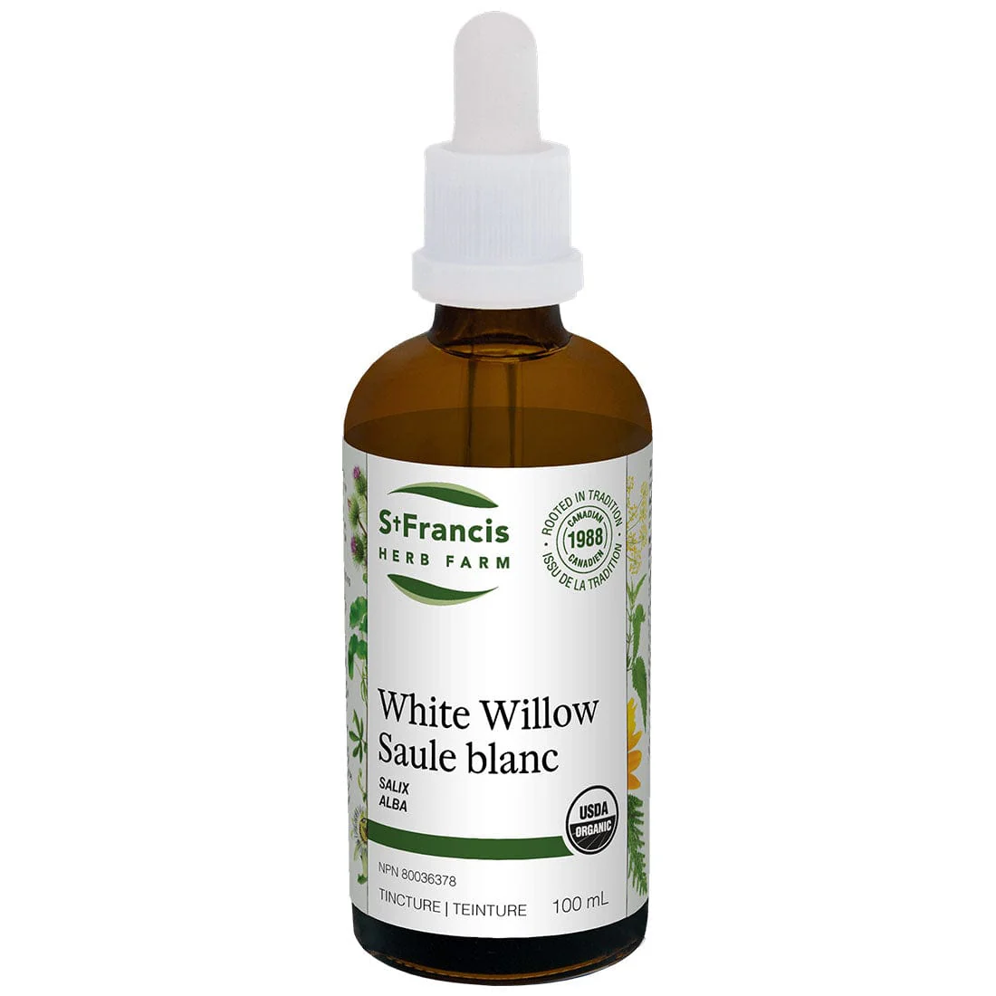 St. Francis White Willow Liquid Tincture - Image 3