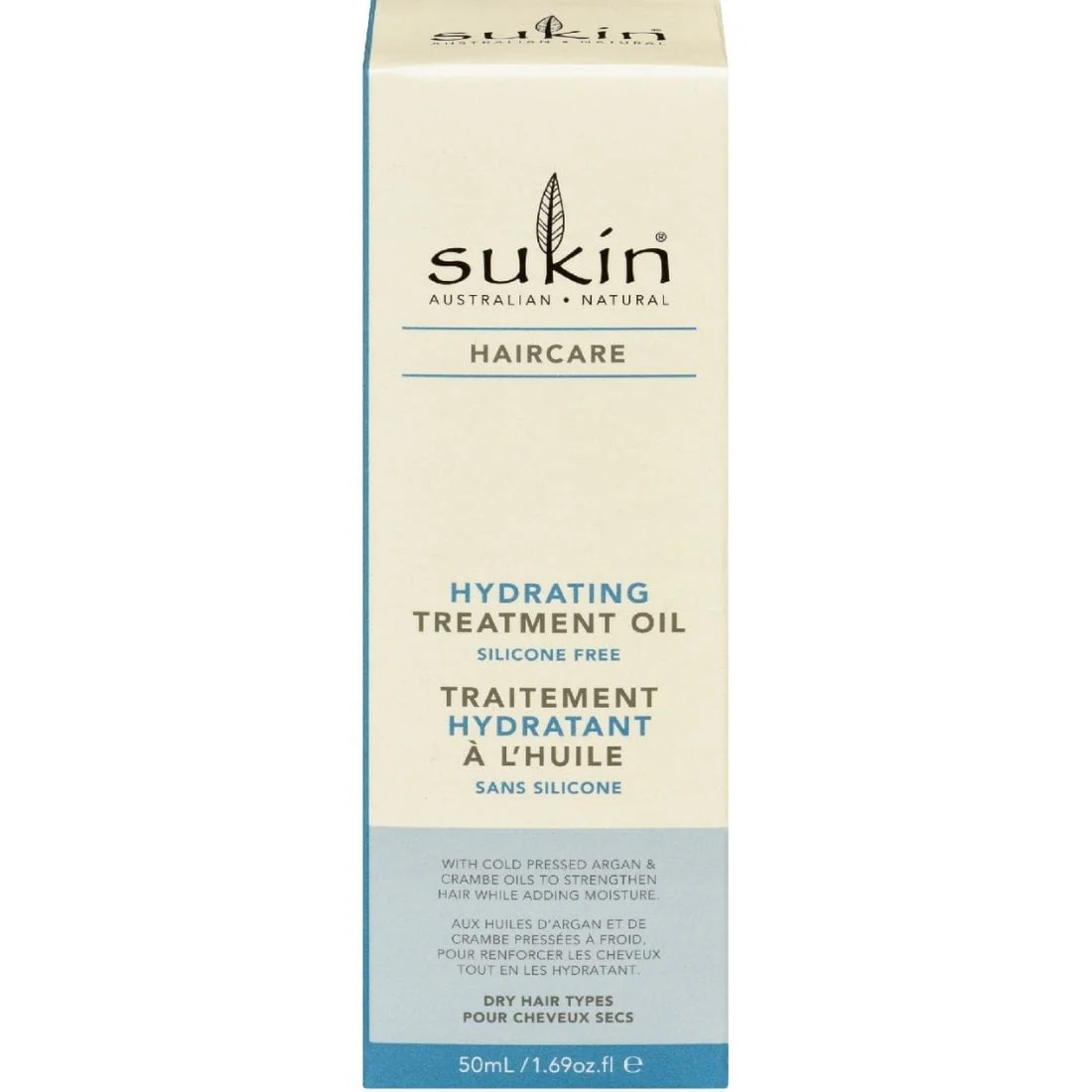 Sukin Hair Hydrating Treatment Oil, 50 ml, Clearance 40% Off, Final Sale