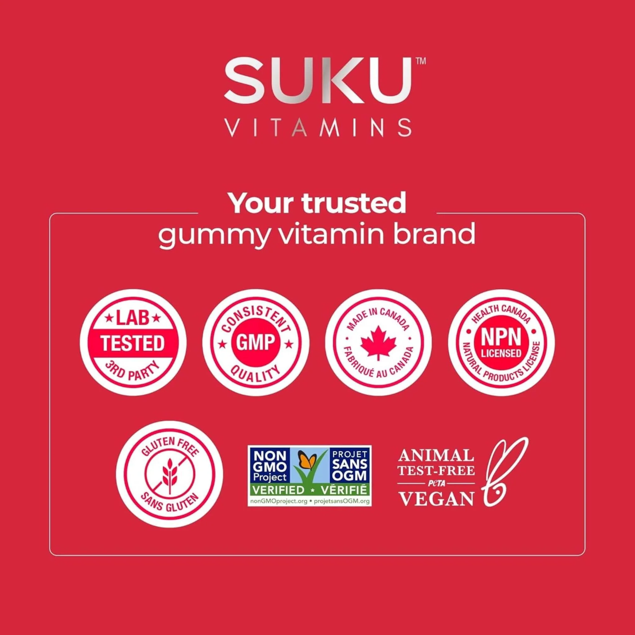 Suku Vitamins Appley Ever After (Apple Cider Vinegar Gummies with Mother), 60 Gummies - Image 9
