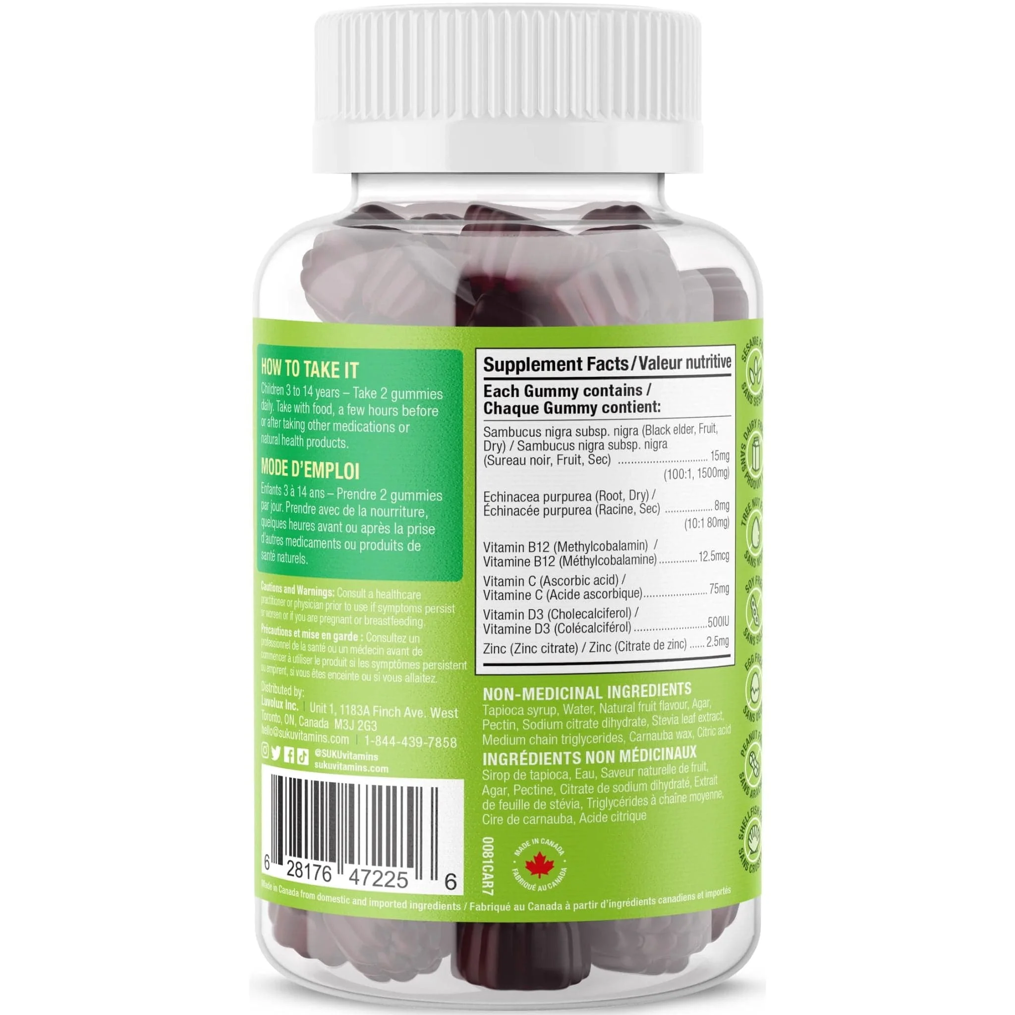 SUKU Vitamins Kids Super Immunity, 60 Gummies - Image 3