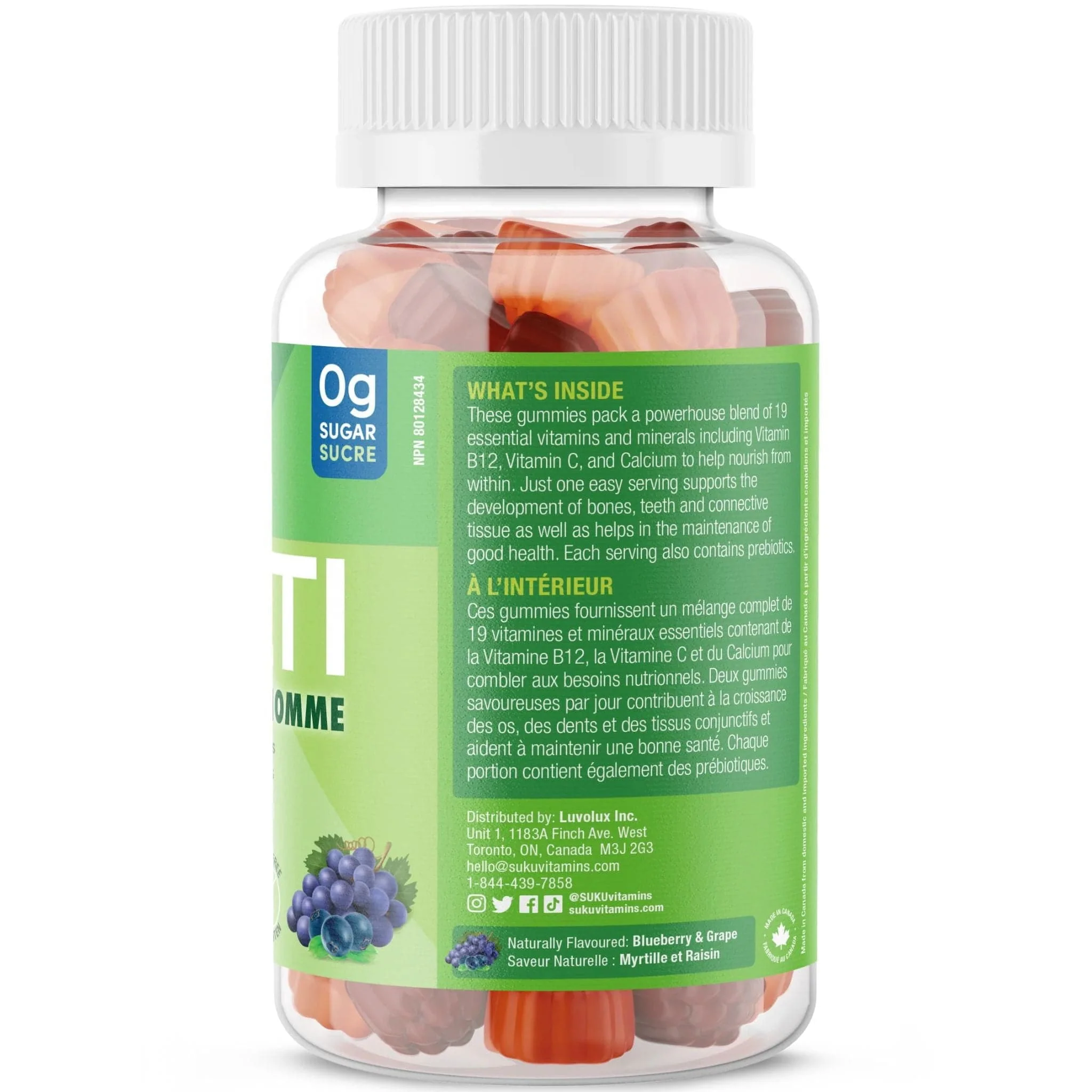 Suku Vitamins Teen Boy Total Multivitamin, 60 Gummies - Image 3