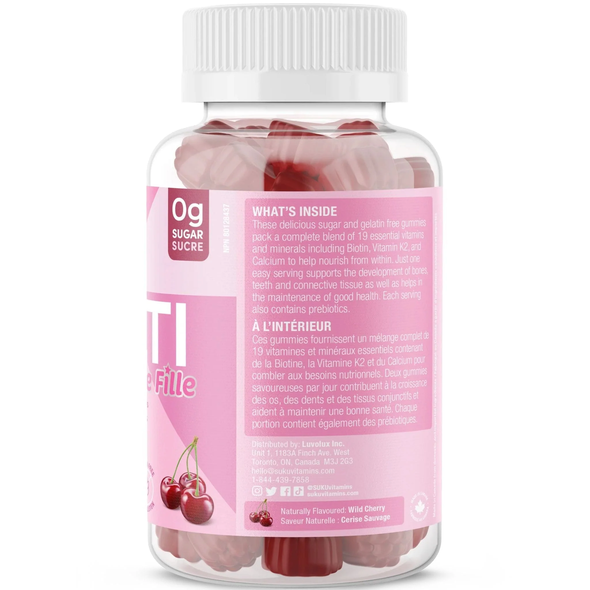Suku Vitamins Teen Girl Total Multivitamin, 60 Gummies - Image 3