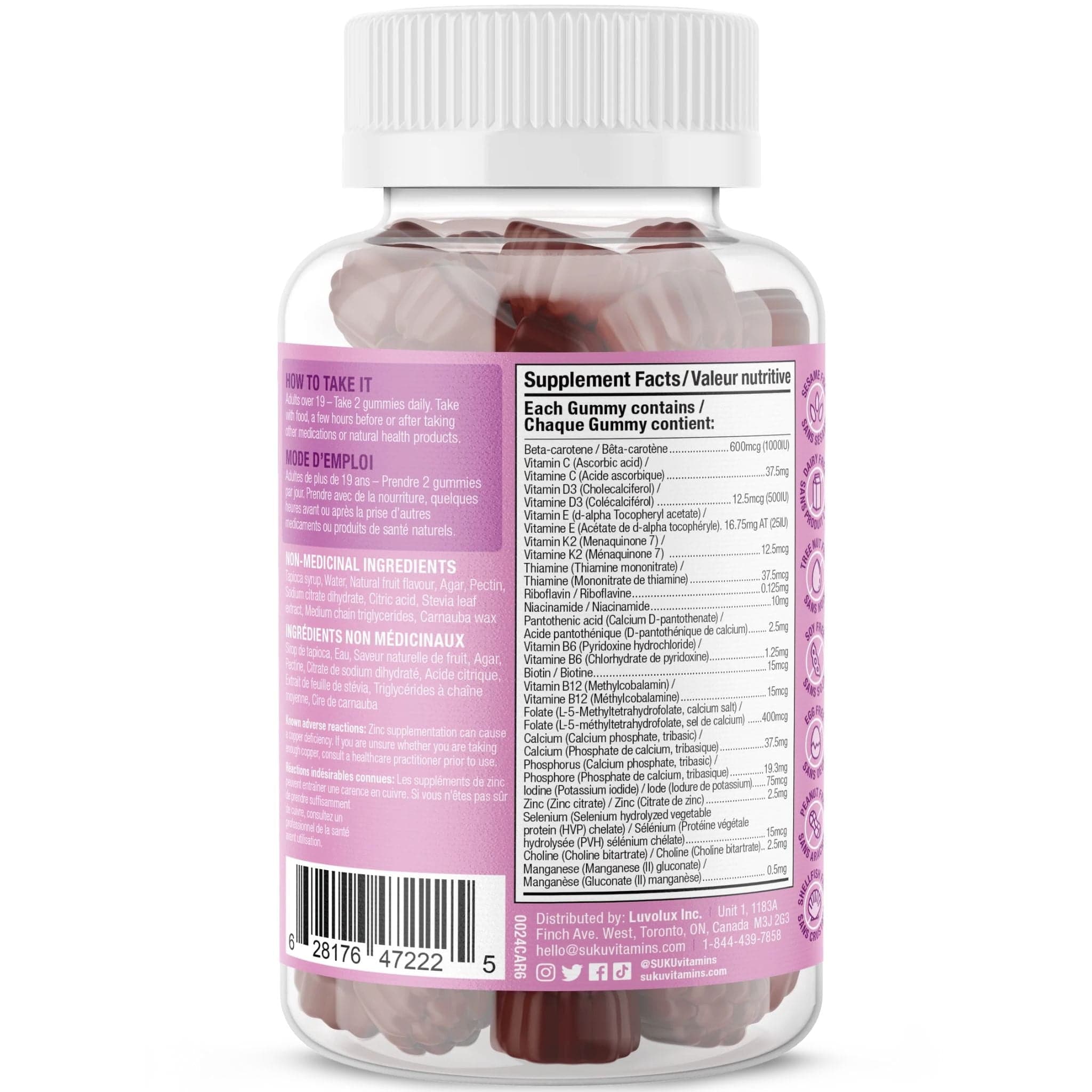 SUKU Vitamins The Complete Prenatal, 60 Gummies - Image 3