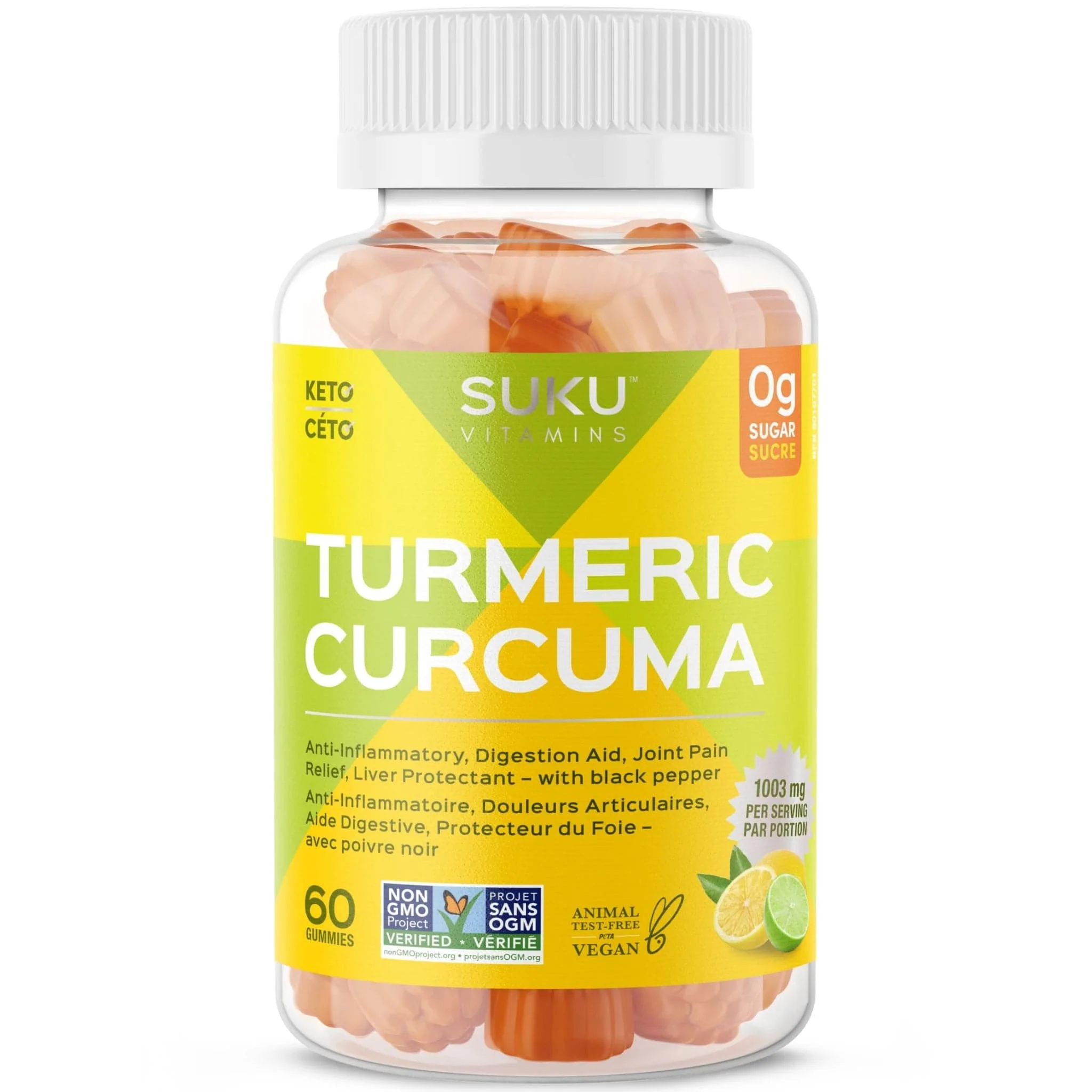 Suku Vitamins Turmeric, 60 Gummies - Image 2