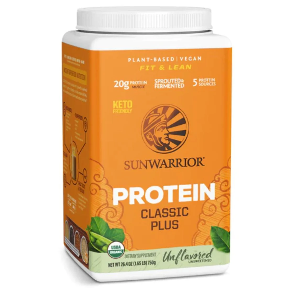 Sun Warrior Protein Classic Plus Protein, Sprouted Brown Rice, Chia, Quinoa, Amaranth, Raw Vegan Fermented Protein - Image 6
