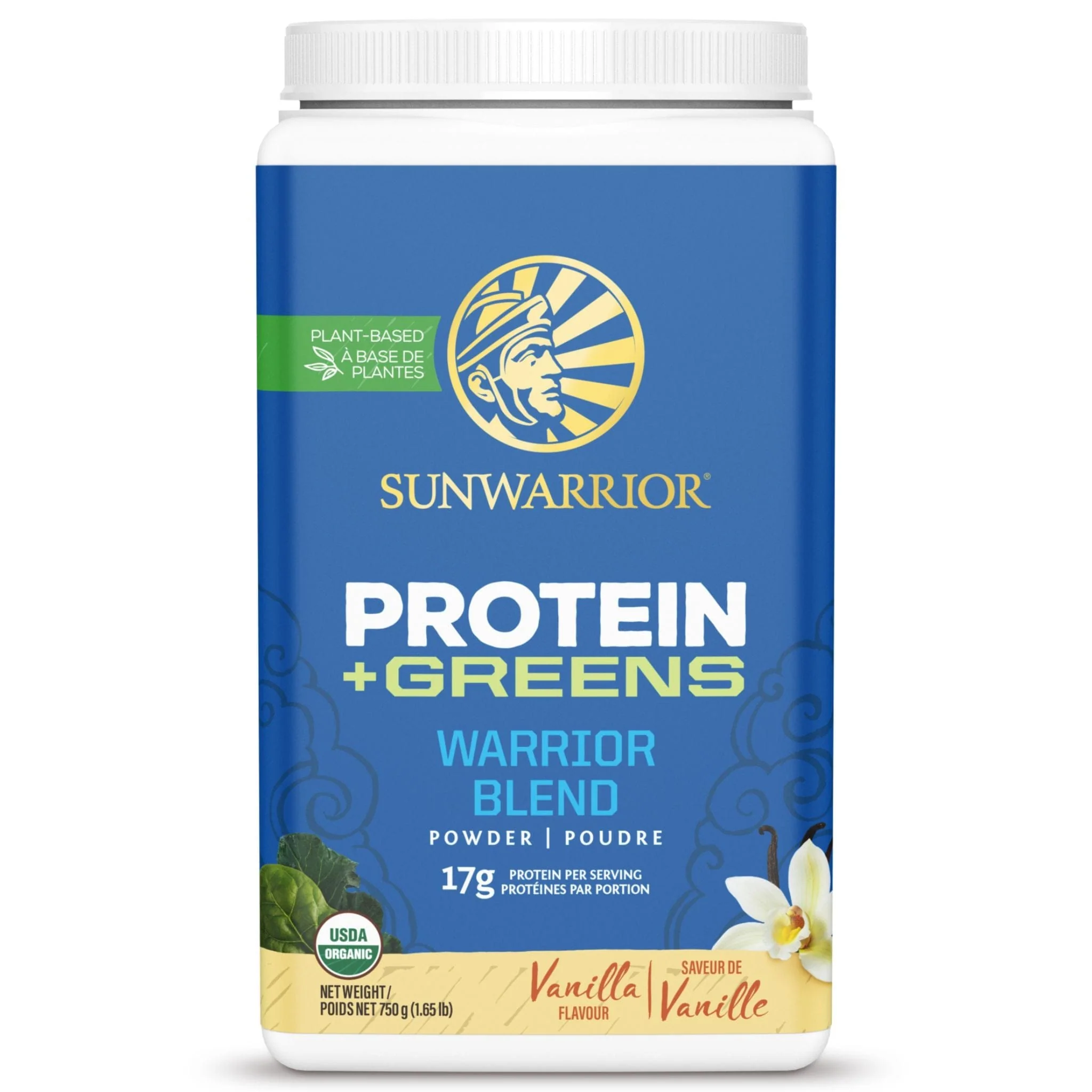 Sun Warrior Protein Warrior Blend Plus Greens, 750g