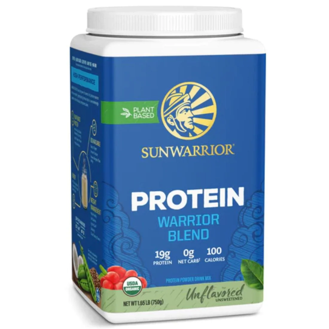 Sun Warrior Protein Warrior Blend Protein, Pea, Hemp and Goji Berry Protein with MCTs, Raw Vegan Fermented Protein - Image 5