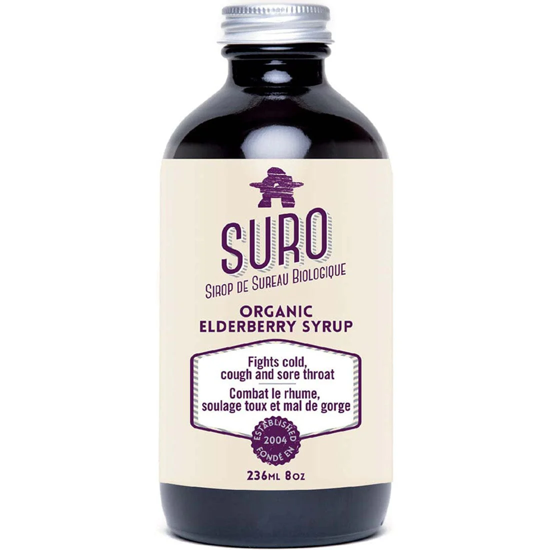 Suro Organic Elderberry Syrup, Fights Colds, Coughs, Sore Throat, All-Natural, Delicious, & Gluten-Free - Image 2