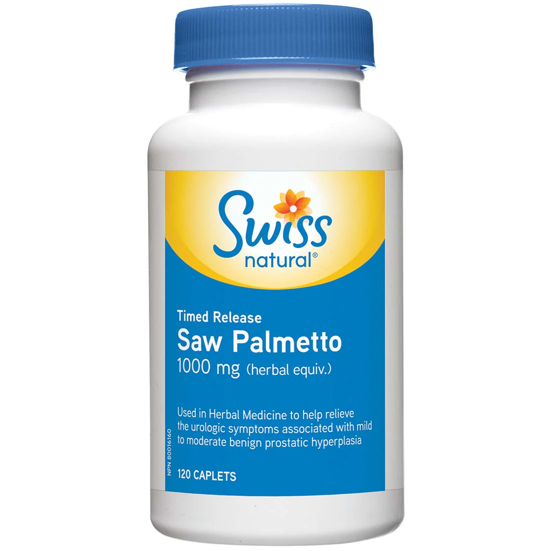 Swiss Natural Saw Palmetto Timed Release, 1000mg - Image 3