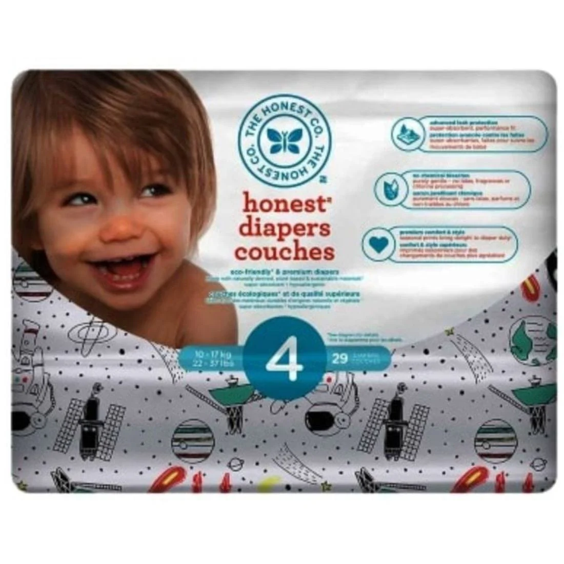 The Honest Company DIAPERS  -  SPACE TRAVEL, CLEARANCE 50% Off Final Sale - Image 3