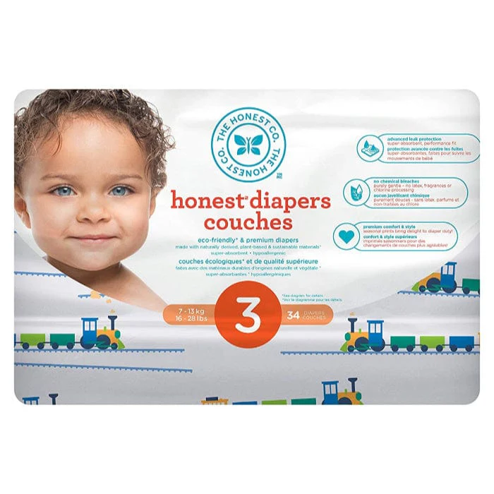 The Honest Company DIAPERS - TRAINS, CLEARANCE 50% Off Final Sale - Image 3