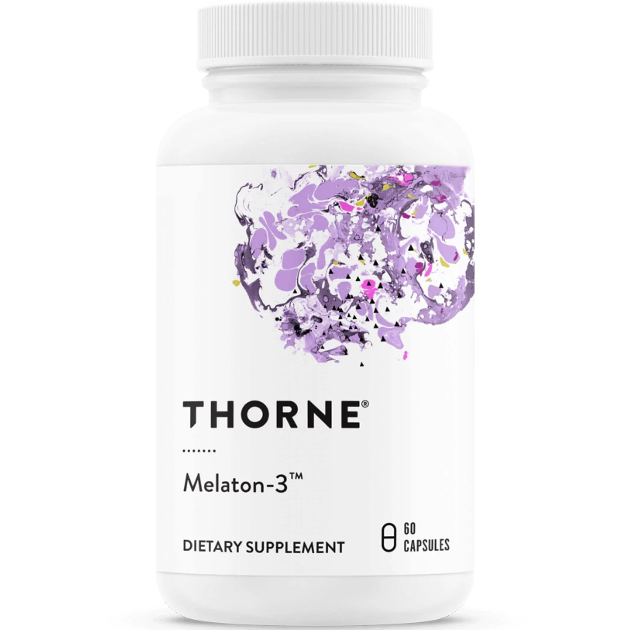 Thorne Melaton-3, Melatonin 3mg, 60 Capsules