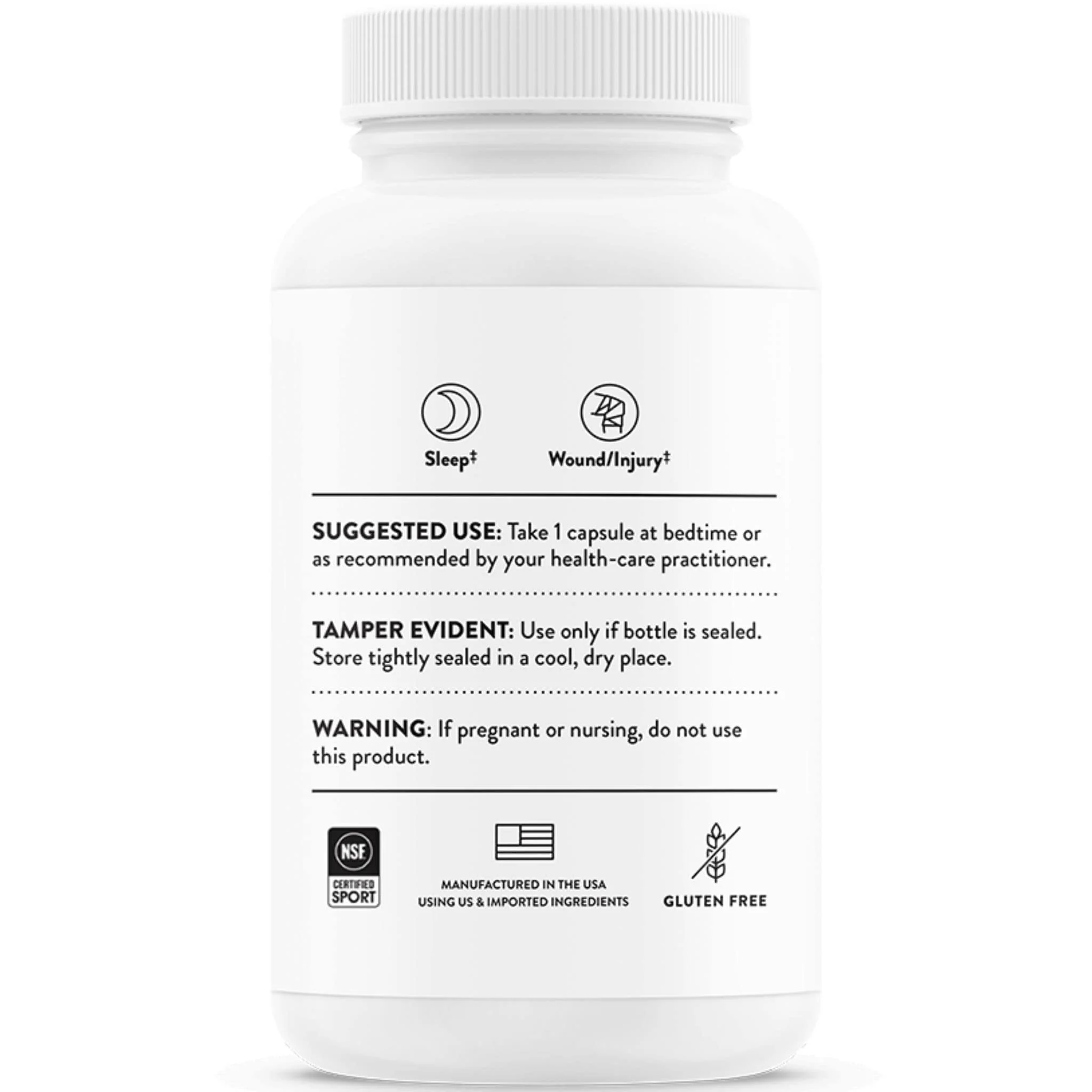 Thorne Melaton-3, Melatonin 3mg, 60 Capsules - Image 2