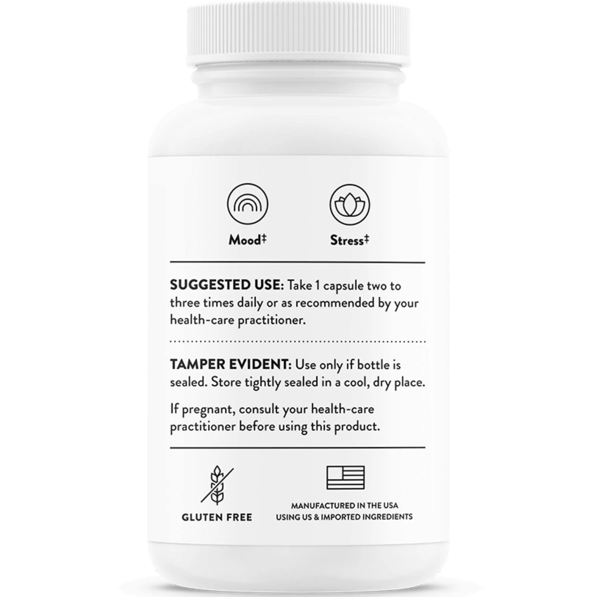 Thorne Rhodiola 100mg, 60 Capsules - Image 2