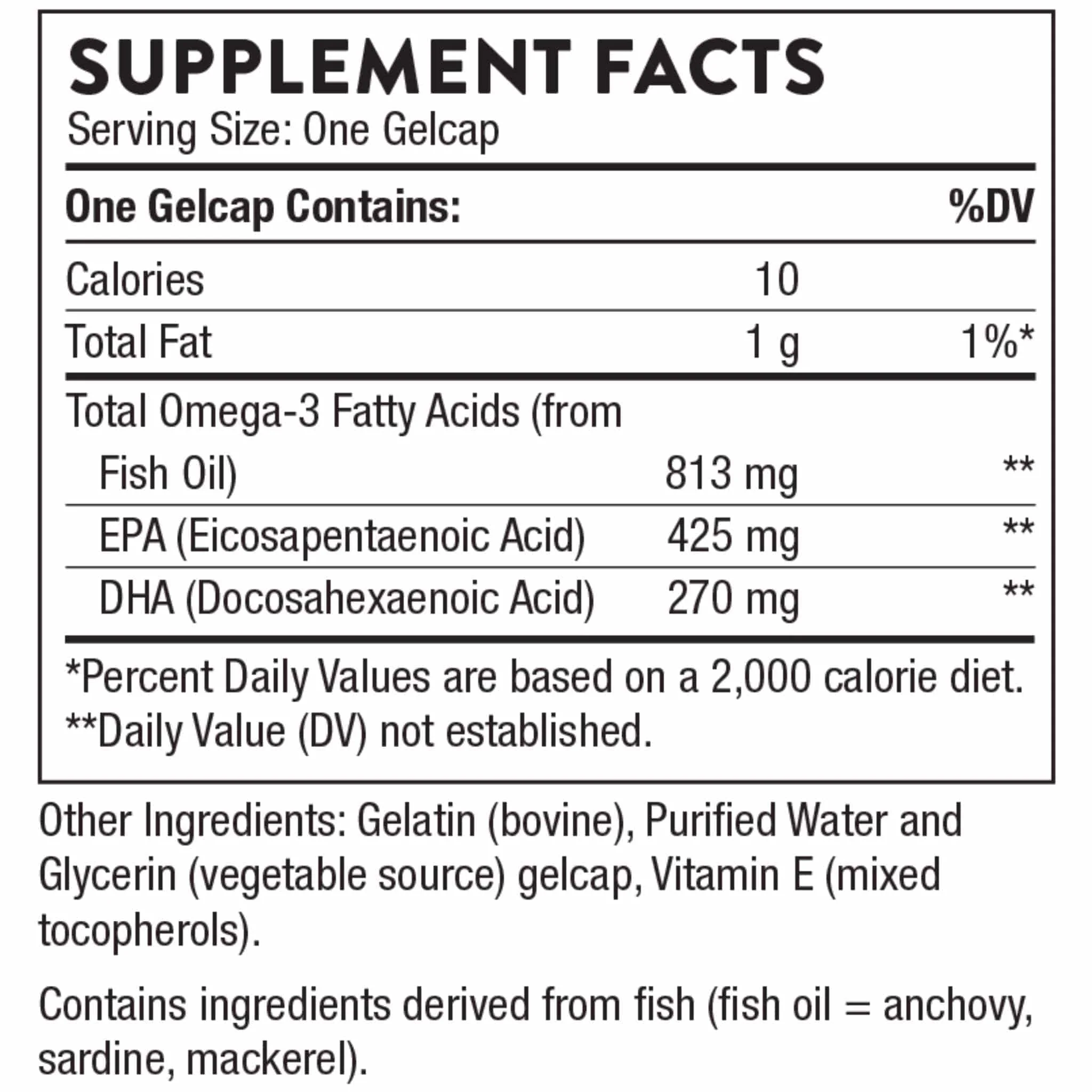 Thorne Super EPA, DHA 270mg and EPA 425mg, Support for a Healthy Heart and Brain, 90 Softgels - Image 6
