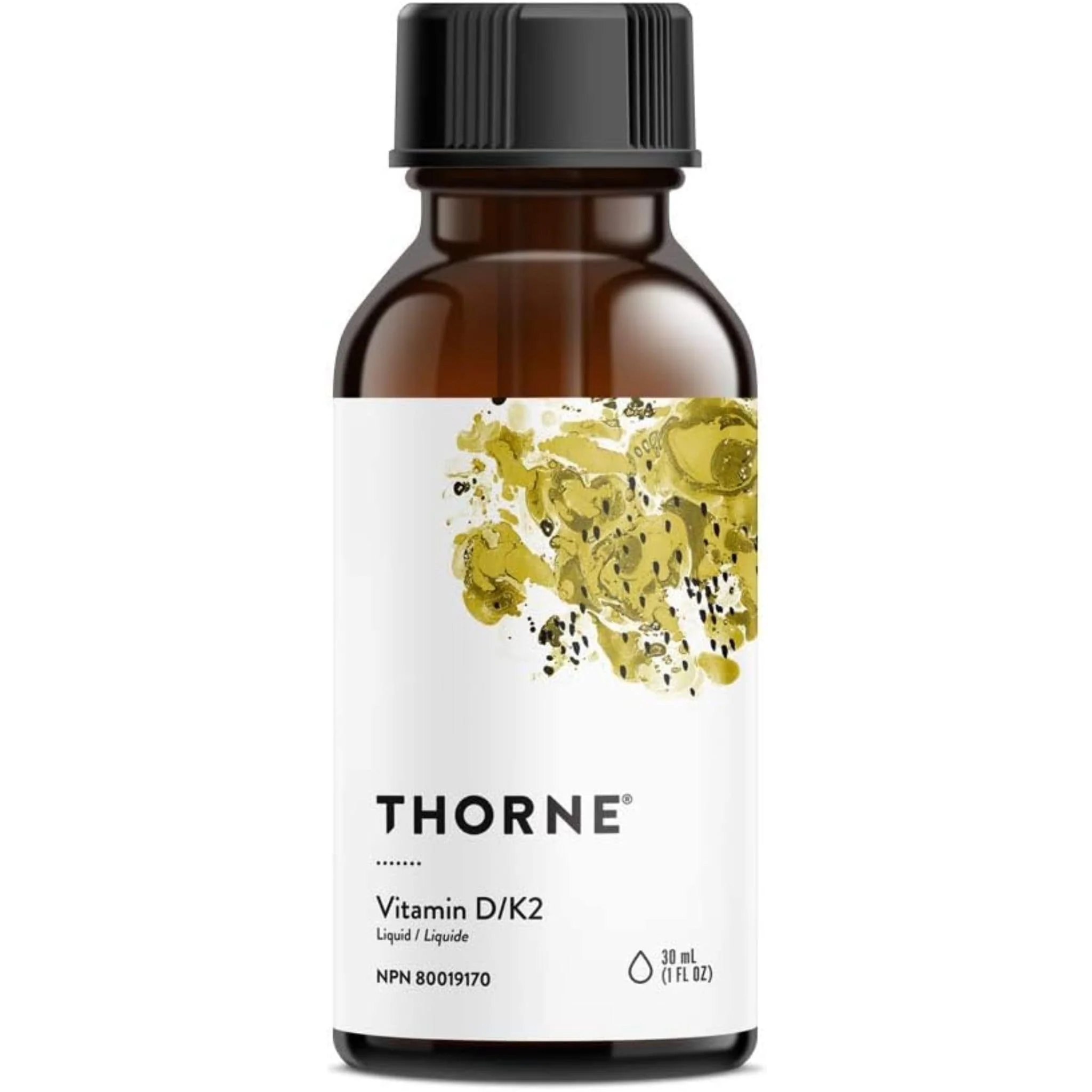 Thorne Vitamin D/K2 Liquid 500IU/100mcg, 30ml