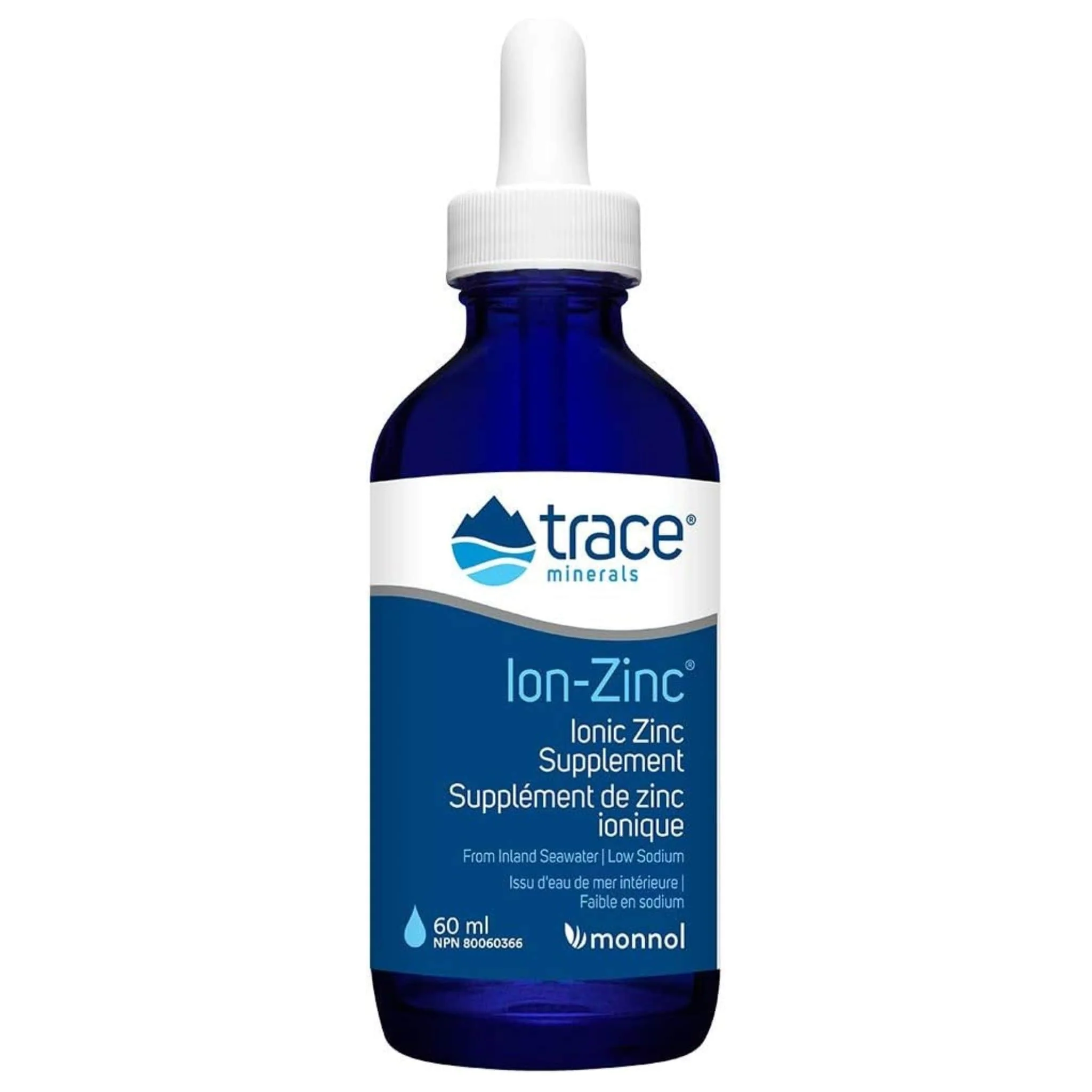 Trace Minerals Liquid Ion-Zinc, With Electroytes and Trace Minerals, 60ml