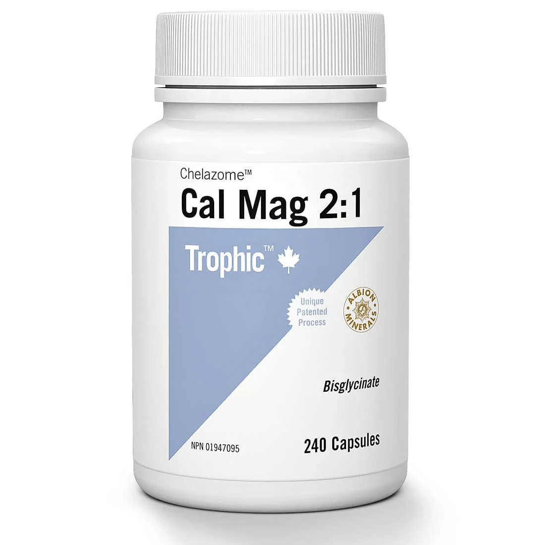 Trophic Cal-Mag 2:1 Chelazome Calcium Magnesum Capsules - Image 3